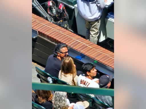Actor Benjamin Bratt wows fans at San Francisco Giants game
