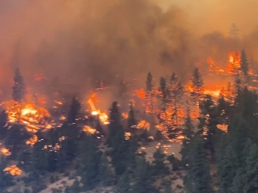 Rail Ridge wildfire in Oregon consumes over 60,000 acres; closes area of national forest