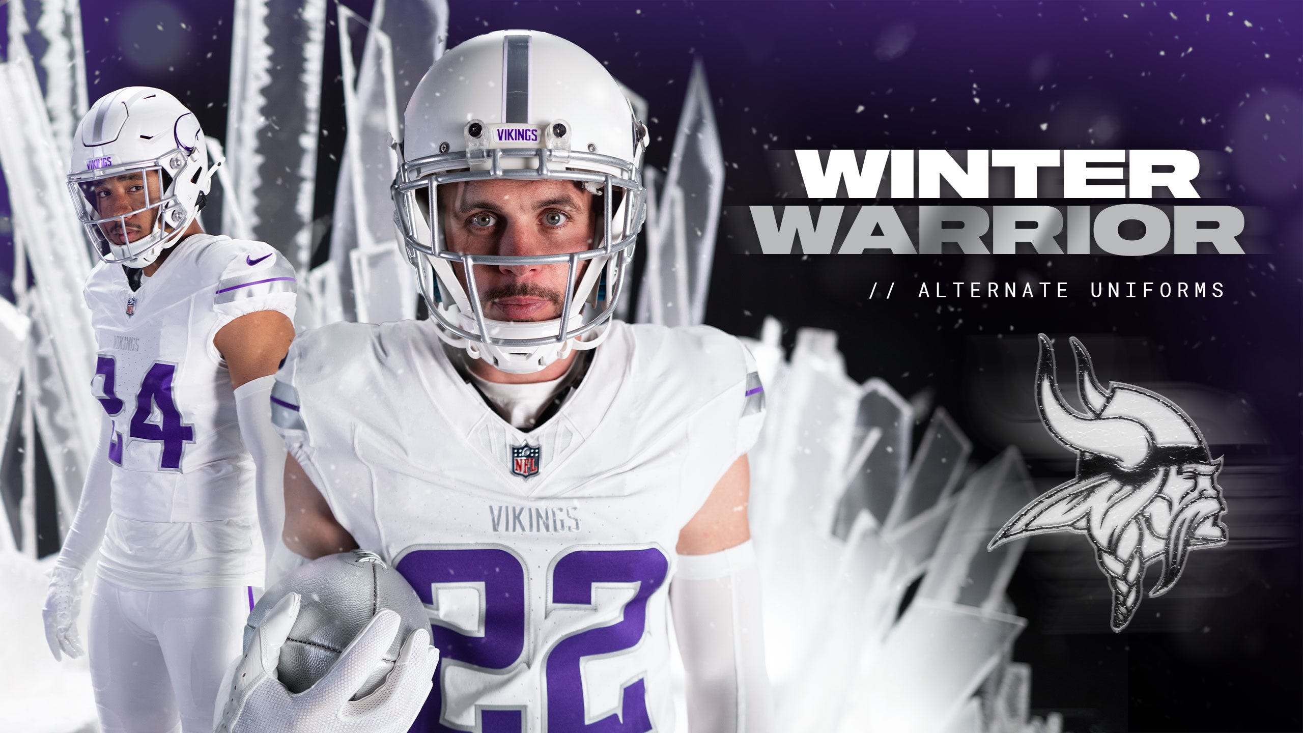 Minnesota Vikings unveil 'Winter Warrior' alternate uniforms as 'coldest uniform' in NFL