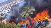 Devastador incendio en Xàbia: 'Sacamos de debajo de un coche una caja de cohetes que estaba ardiendo, pero el fuego ya había prendido'