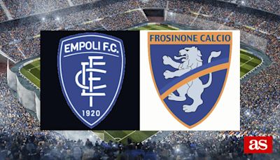 Empoli vs Frosinone: estadísticas previas y datos en directo | Serie A 2023/2024