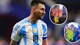 Video: un argentino intercambió su camiseta con un colombiano y terminó perdiendo la ‘10′ de Messi