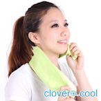 Clover瞬間涼感多用途冰涼巾(領巾)-薄荷綠