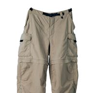 Zip-off legs for conversion to shorts or pants Multiple pockets for storage Durable fabric for outdoor activities Available in various colors