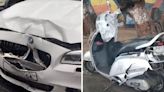 ... Killed, Husband Critical After Speeding BMW Allegedly Driven By Shinde Sena Leader's Son Rams Into Scooter In...