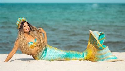 Florida-based 'busiest mermaid in the world' is paid $10K an hour for some performances