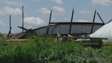 Larson Farms rescues 120 cattle from beneath collapsed shed, clean up after storms