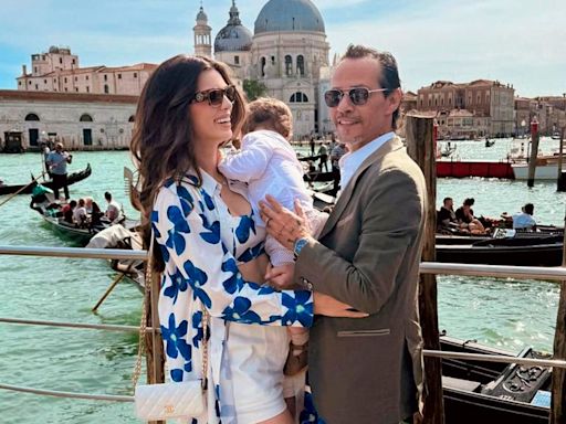 Las bonitas imágenes de Nadia Ferreira celebrando su 25 cumpleaños con Marc Anthony y su hijo en Venecia
