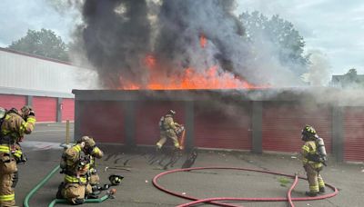 Firefighters douse storage unit fire in East Windsor