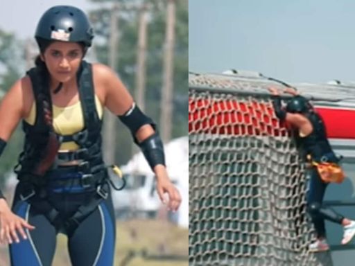 Khatron Ke Khiladi 14: Nimrat Kaur Ahluwalia Performs Deadly Challenge On Moving Train - News18