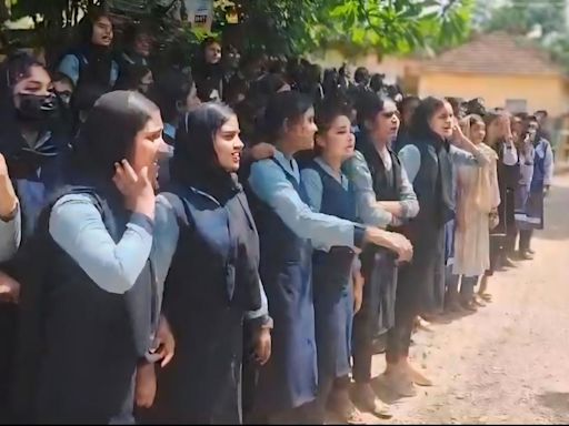 Enough is enough, say Malappuram school girls protesting against poor facilities