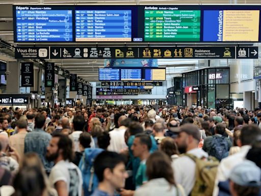 France's high-speed railway hit by 'sabotage' hours before Olympics