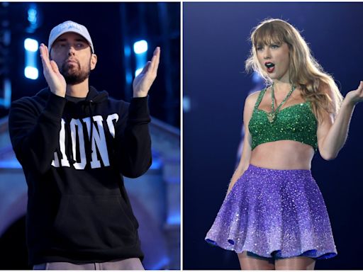 Eminem de-thrones Taylor Swift after pop star’s 12 weeks at top of US charts