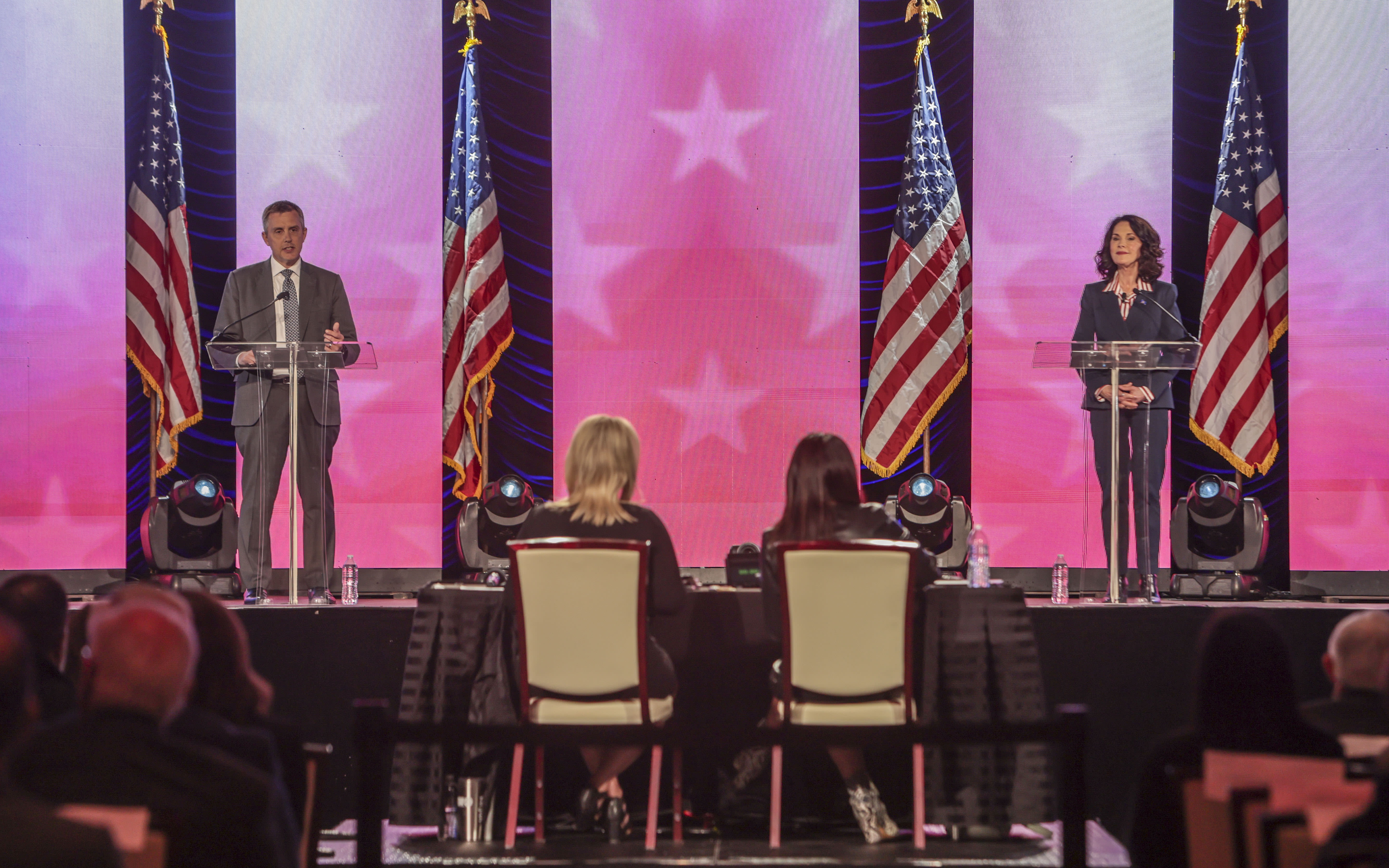 Tammy Miller, Kelly Armstrong call out Trump verdict in second North Dakota governor debate