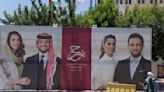 Who are the bride and groom in Jordan's royal wedding?
