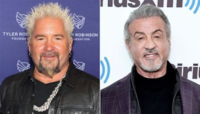 Guy Fieri was mistaken for bartender and told to get back to work while hanging at Sylvester Stallone's house