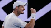 Andy Murray battles into the night to beat Thanasi Kokkinakis at Australian Open