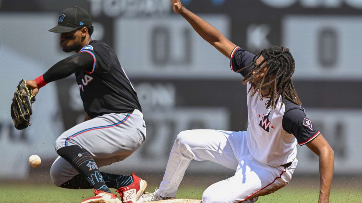 Rookie James Wood homers twice as Nationals defeat Marlins 4-3