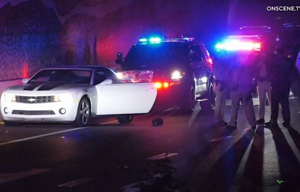 Motorcyclist fatally shoots man on 10 Freeway in Covina, police say; suspect at large