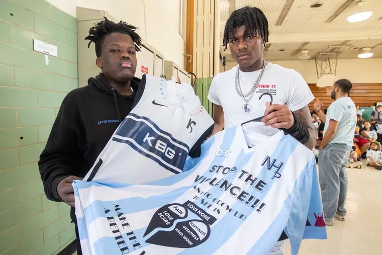 Chester nonprofit helps children design sports jerseys, creating an avenue to explore art