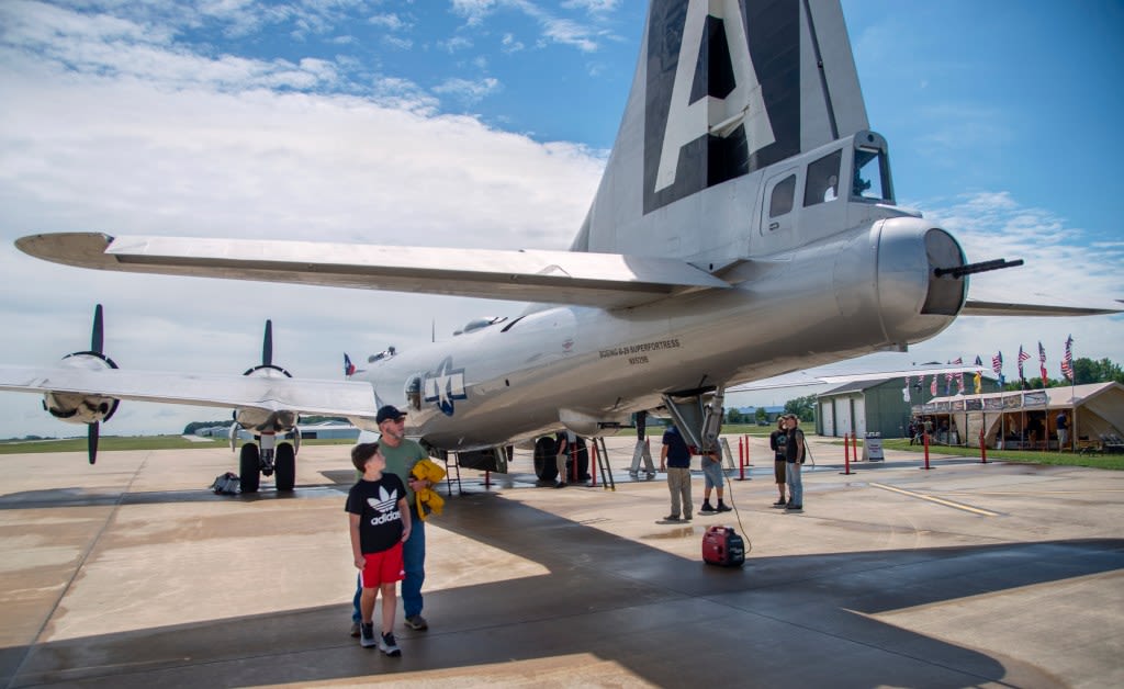 ‘Steven Spielberg toured this aircraft’: B-29 bomber open for tours at Porter County airport