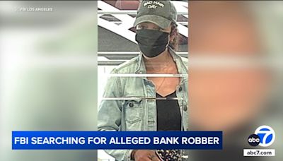 FBI searching for woman accused of robbing Bank of America branch in Gardena