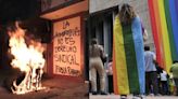 Protestas en México: restituyen bandera LGBT+ en edificio del Gobierno