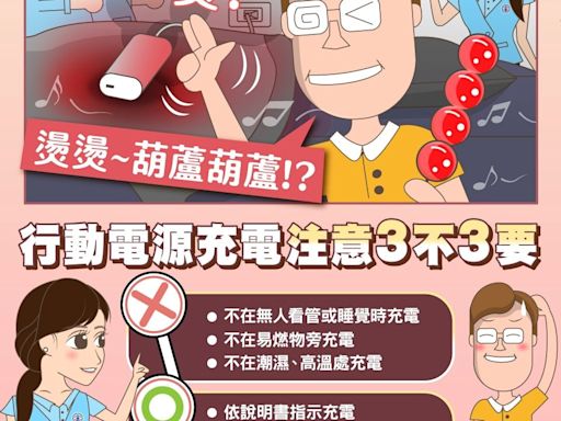 行動電源恐成「不定時炸彈」！ 充電「3禁區」放了會出事