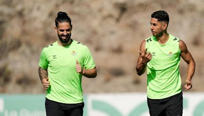 Primer entrenamiento de Isco con el grupo