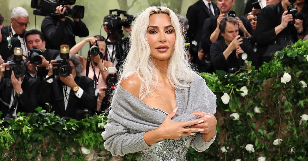 Kim Kardashian Is Wearing Her 'Boyfriend's Sweater' at 2024 Met Gala