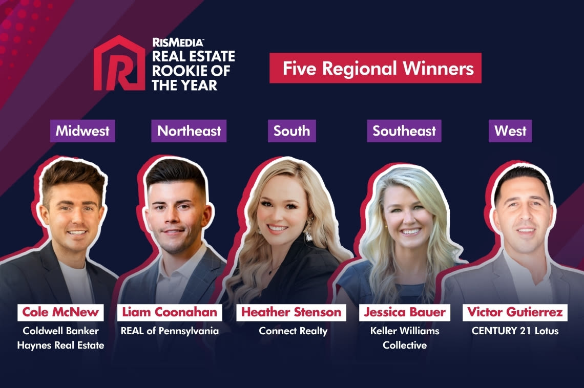 Five Agents Named Regional Rookie of the Year Winners