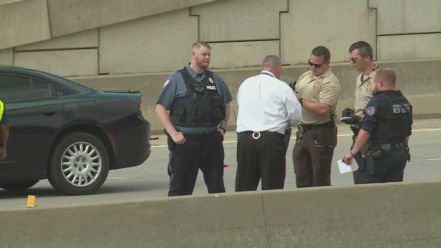 Police investigating two shootings along Interstate 70