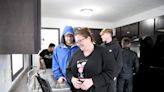 Washington High construction students lend hand again to build Habitat home