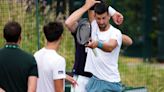 Novak Djokovic y Federico Coria se enfrentaron en Wimbledon