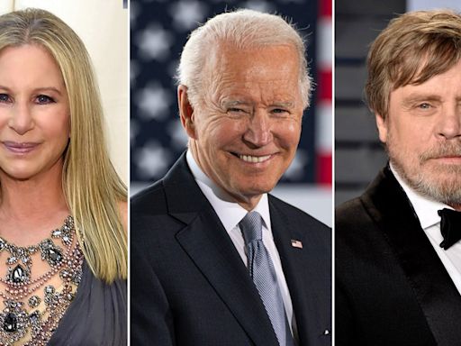 Hollywood reacts to Biden election withdrawal: Barbra Streisand, Mark Hamill respond to historic moment