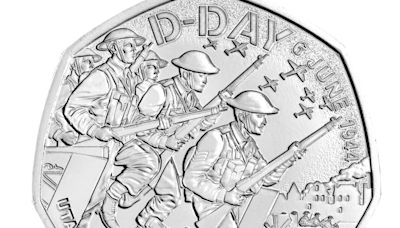 Royal Mint 50p coin marks 80th anniversary of D-Day landings