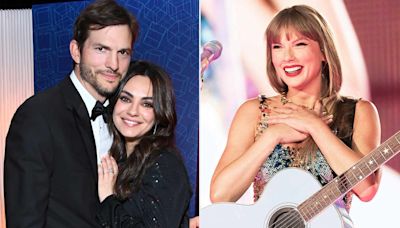 Ashton Kutcher and Mila Kunis Have a Cute 'Love Story' Moment at Taylor Swift’s Eras Tour with Their 2 Kids