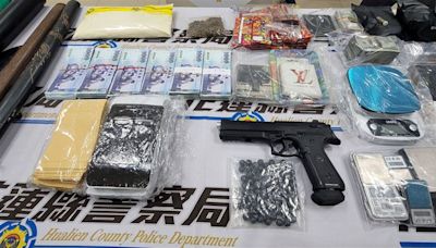 花警掃黑專責隊強勢掃黑肅毒 查獲毒品大全配、瓦解黑幫