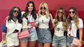 Dani Dyer poses with glam England Wags ahead of crunch Euro 2024 showdown