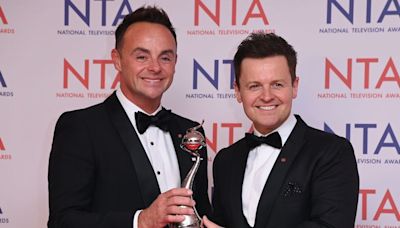 Ant and Dec hint at retirement after historic National Television Awards win