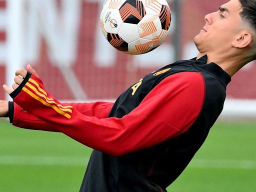 Roma-Leverkusen van por la final: Dybala y Paredes titulares, Palacios al banco