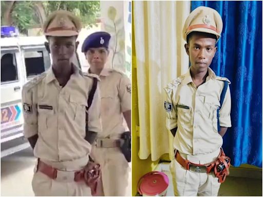 Bizarre! Bihar boy duped into paying Rs 2 lakh to become 'IPS officer'; Walks into PS in fake uniform, pistol, arrested | Watch