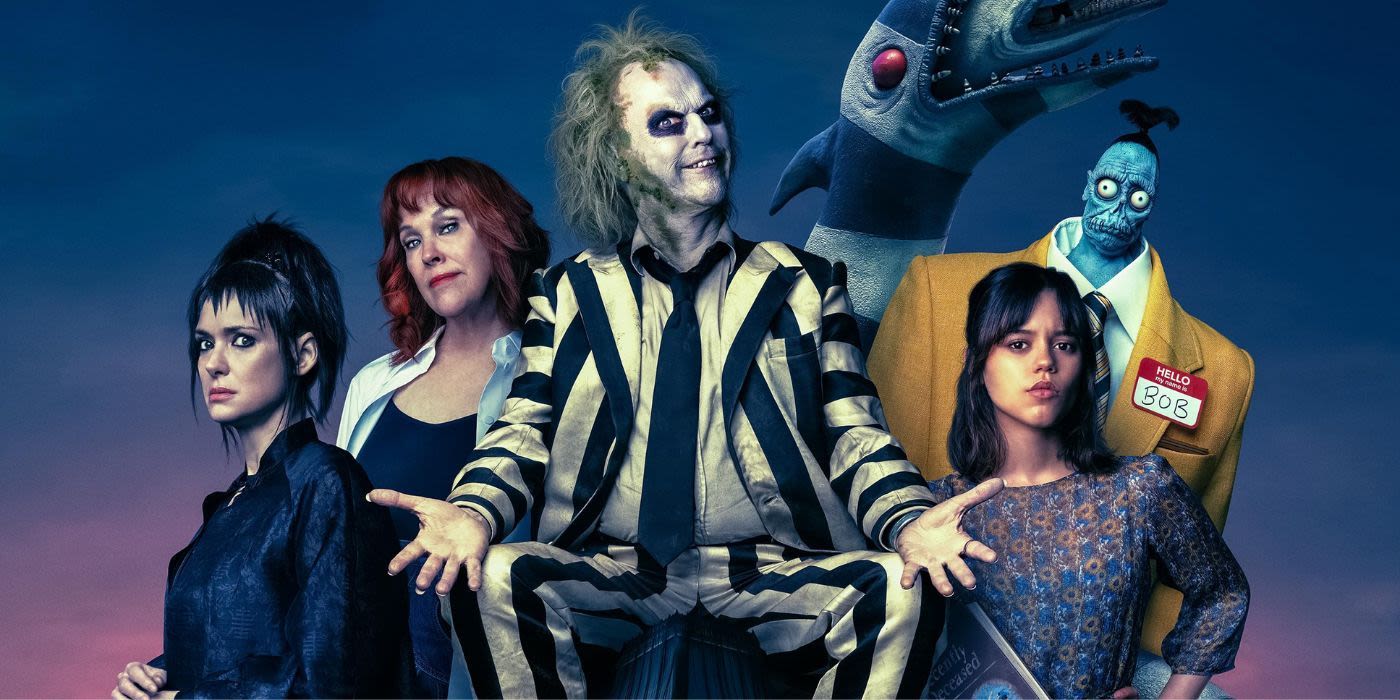 Michael Keaton’s Still Stuck Waiting in New ‘Beetlejuice Beetlejuice’ Images