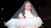 Julia Fox Wears a Skin-Baring Wedding Dress with a Thong — and We Have No Idea How It's Staying on Her Body