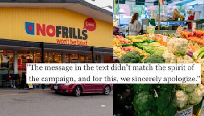 After No Frills text, Loblaw says it supports Canadian farmers | Dished