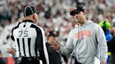 Zac Taylor, La'el Collins have animated sideline chat after Bengals come up short