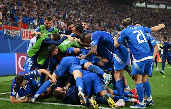 Italy Scores Last-Second Goal vs Croatia to Advance to Euros Knockout Round