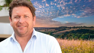 James Martin's quiet life in idyllic countryside retreat where homes fetch £408k