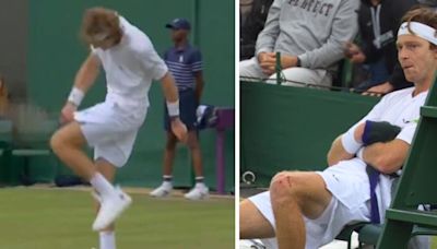 Andrey Rublev explains smashing himself with rackets after Wimbledon outburst