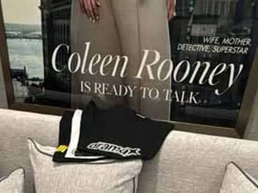 Kai Rooney lets mum Coleen's big secret slip! Teenager unwittingly shares picture showing the GIANT Wagatha Christie tribute that has taken centre stage in their home